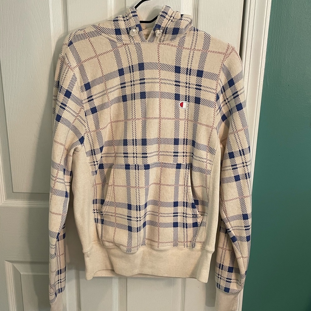 Champion Unisex Plaid Hoodie